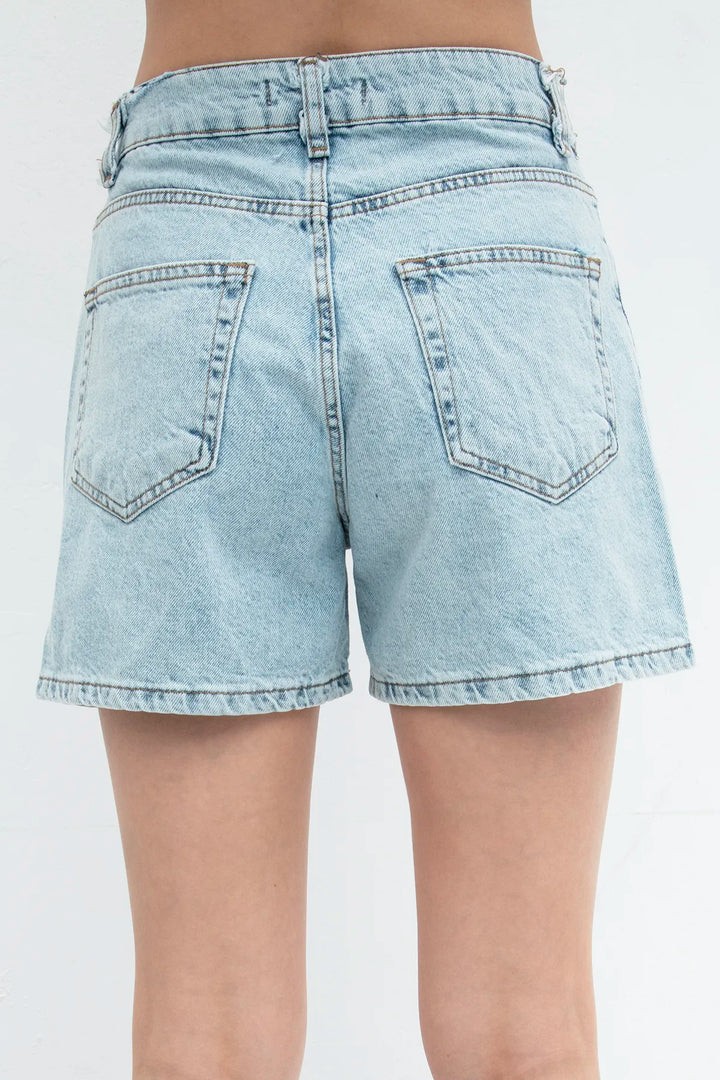 Denim Bermuda Shorts