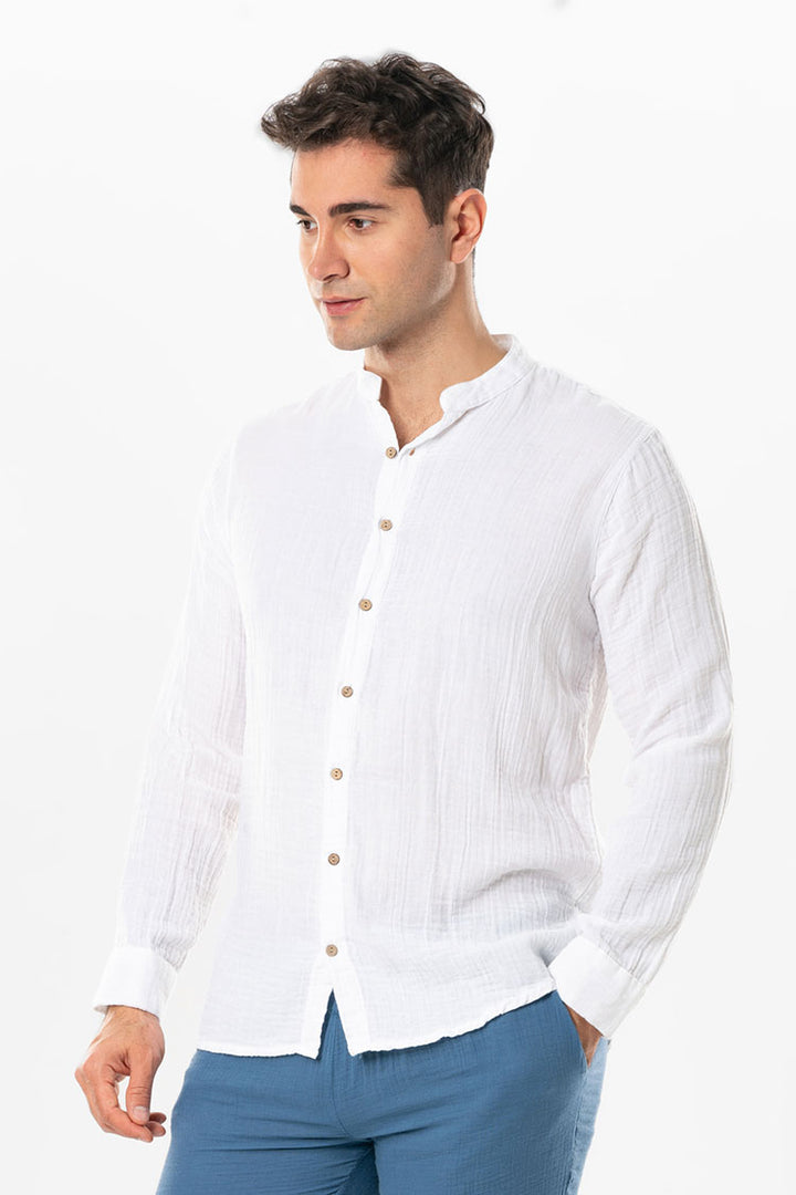 Men - Izmir Gauze Long Sleeve Shirt