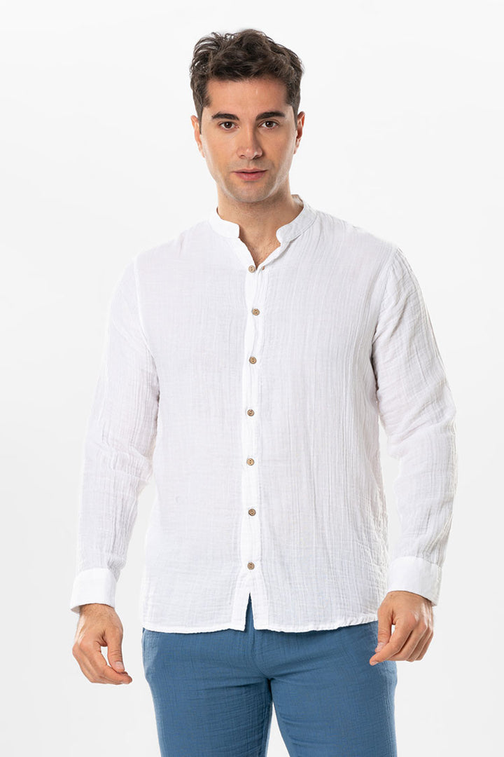 Men - Izmir Gauze Long Sleeve Shirt