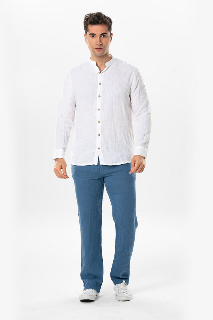 Men - Izmir Gauze Long Sleeve Shirt