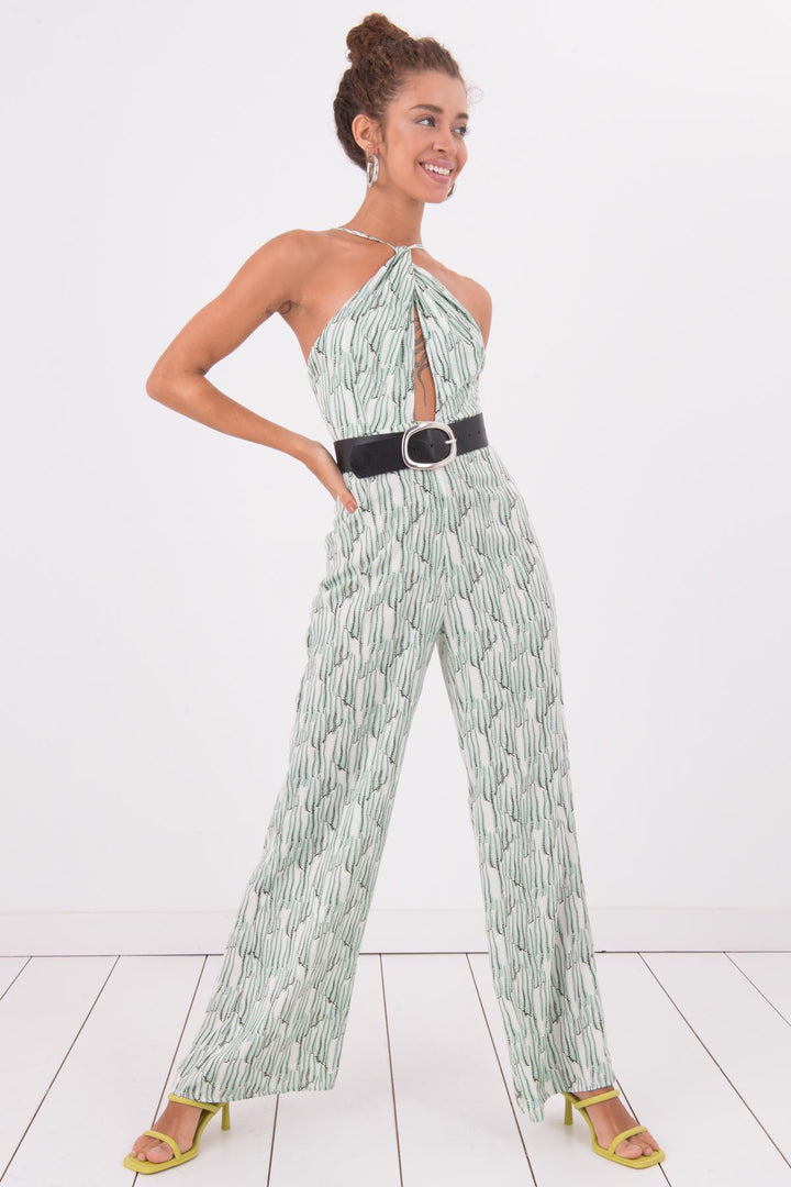 Cross Front Jumpsuit