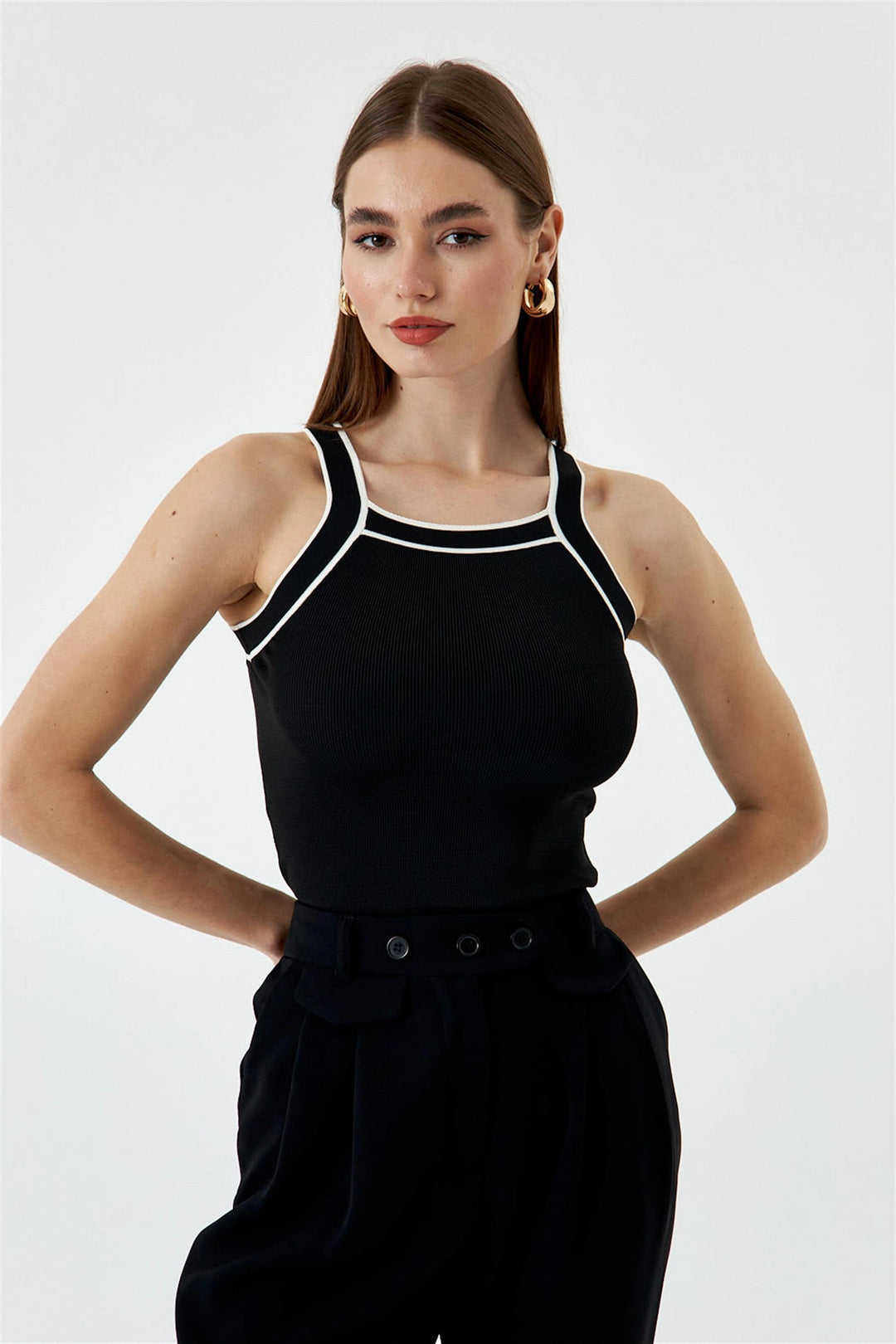 Viola Knitwear Halter Neck Top