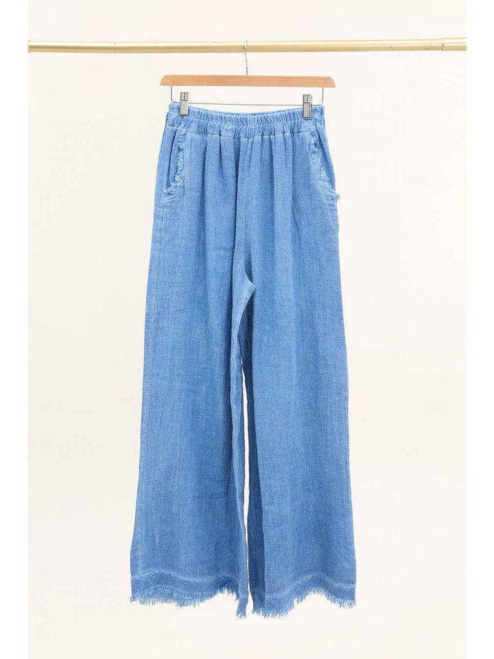 Italian Linen Pull on Pant