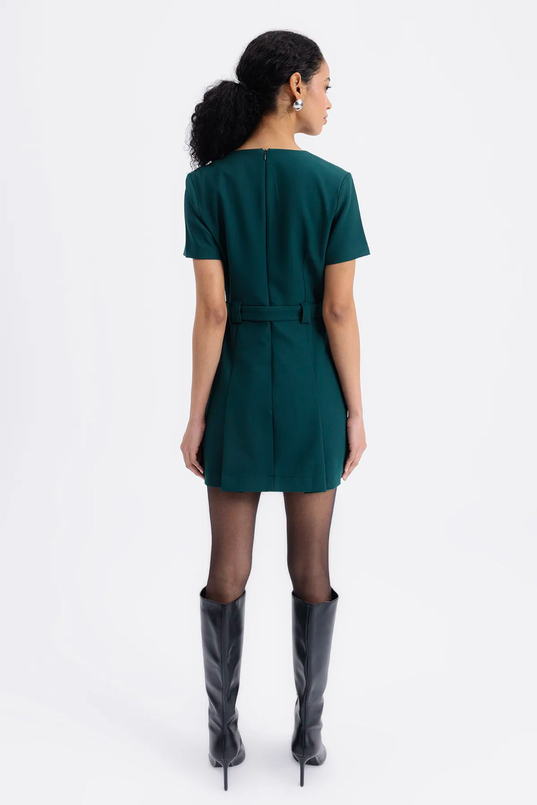 Allegra Green Mini Dress