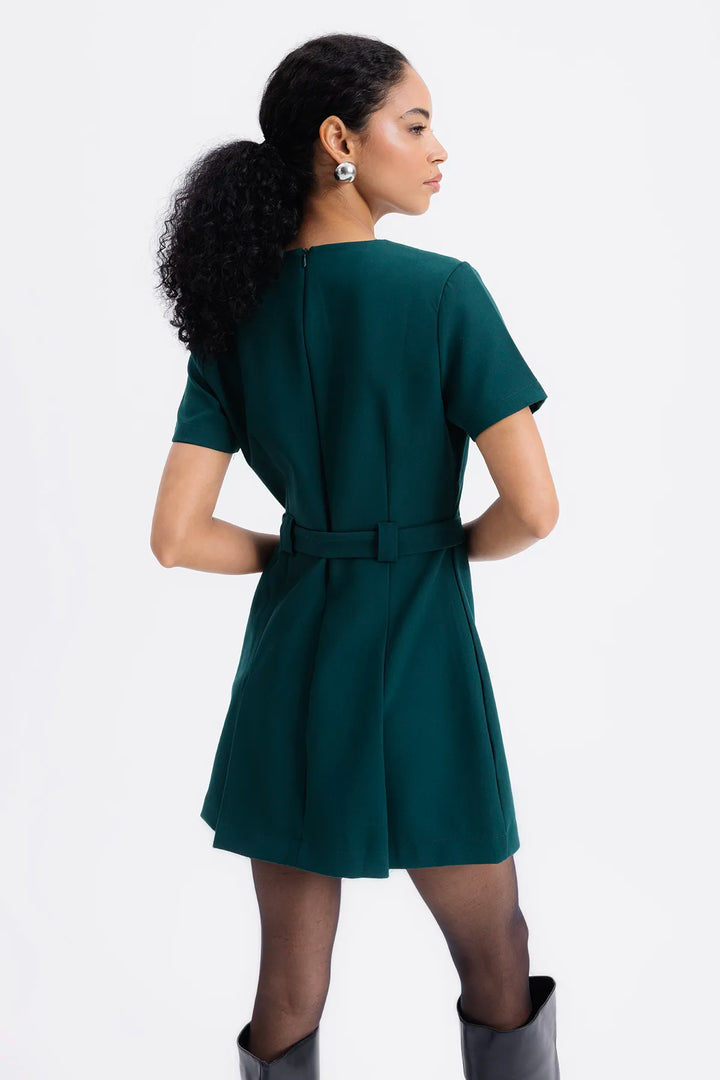 Allegra Green Mini Dress