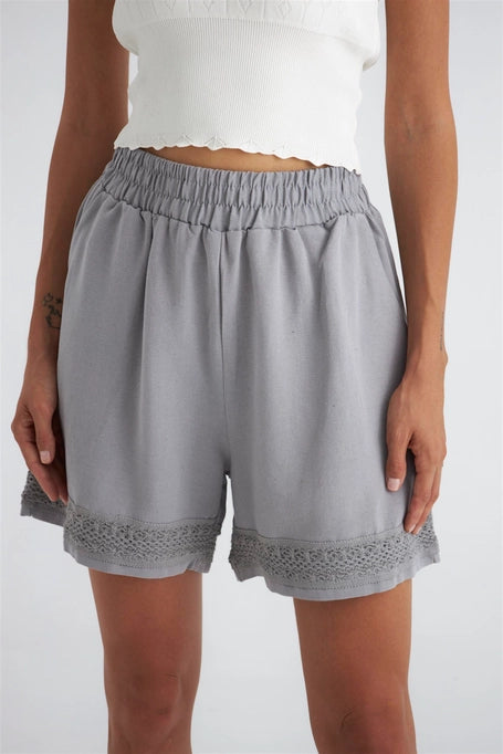 Lace Grey Short