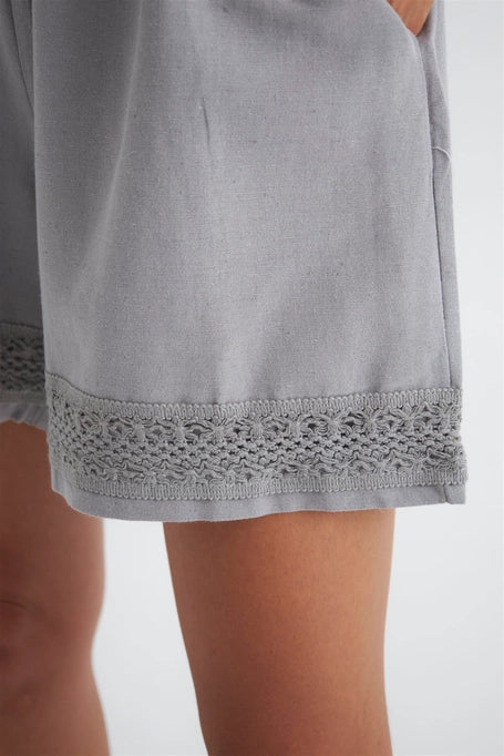 Lace Grey Short