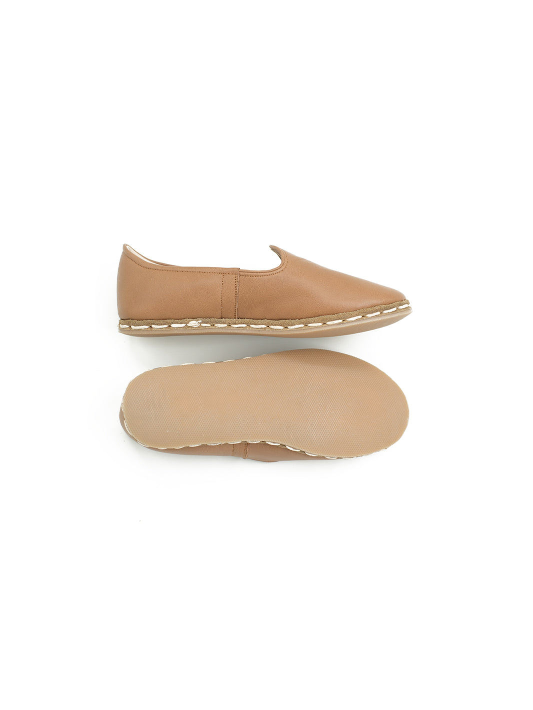 Kids' Lion Brown Slip On Shoes - Leather