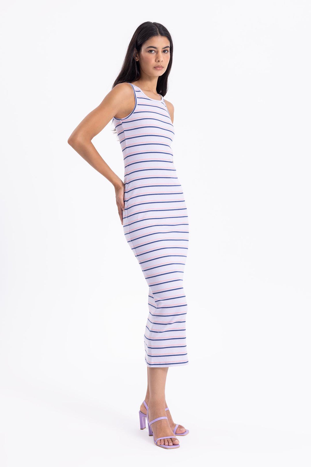 Lilac Pencil Dress