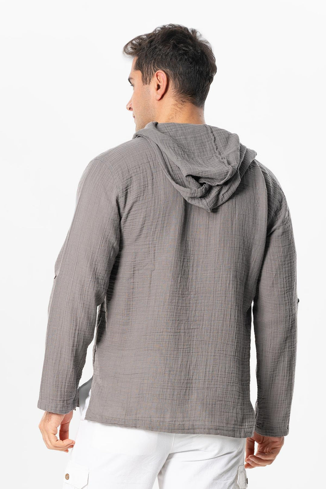 Men - Grey Gauze Sweatshirt