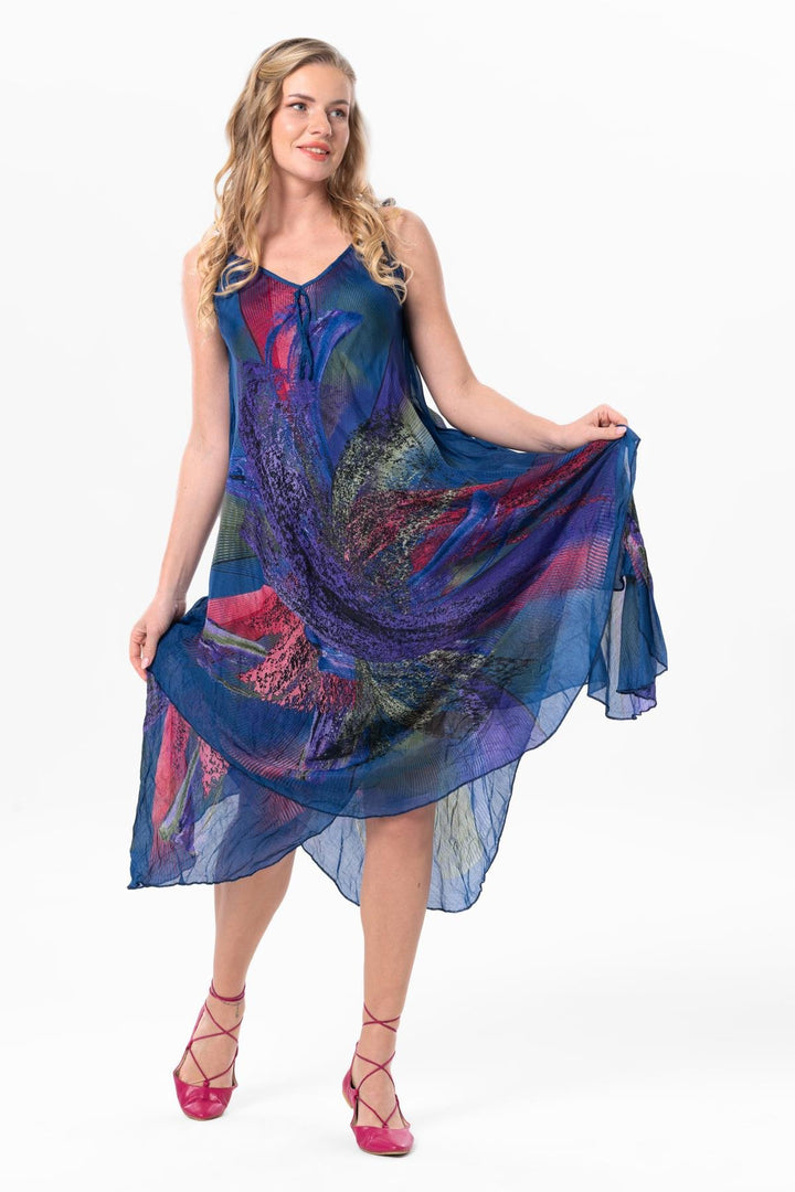 one size multicolor Beach Dress