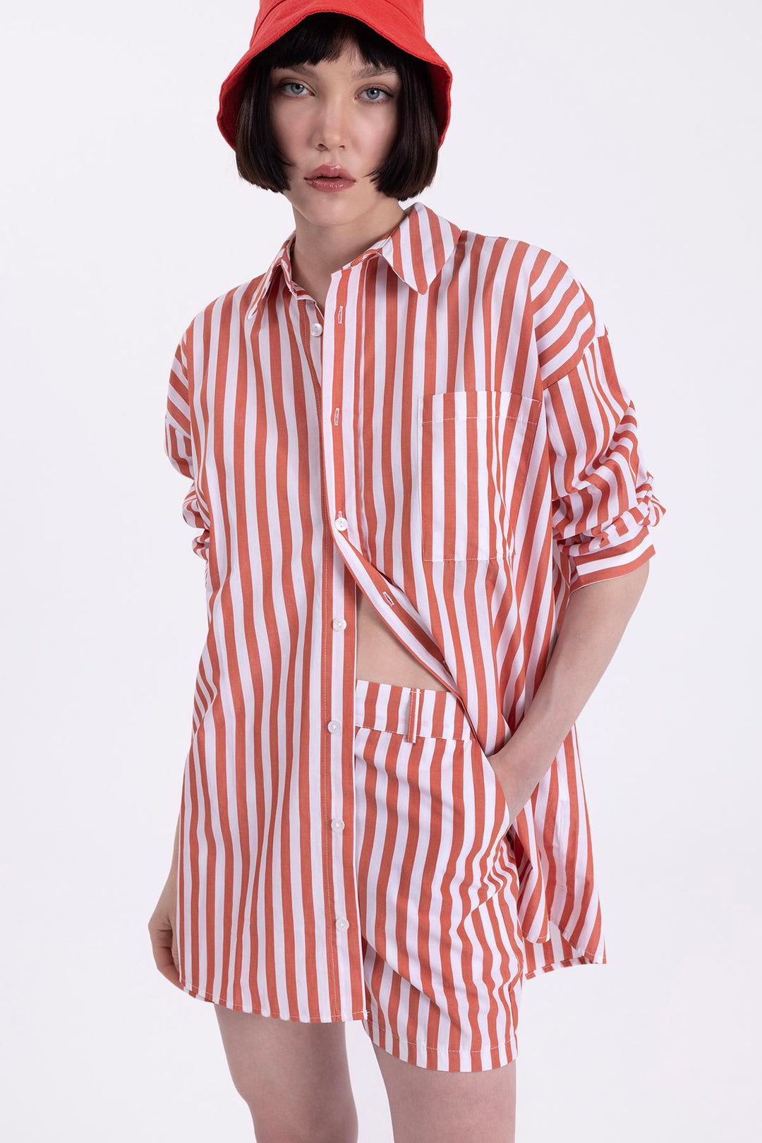 Oversize Striped Shirt