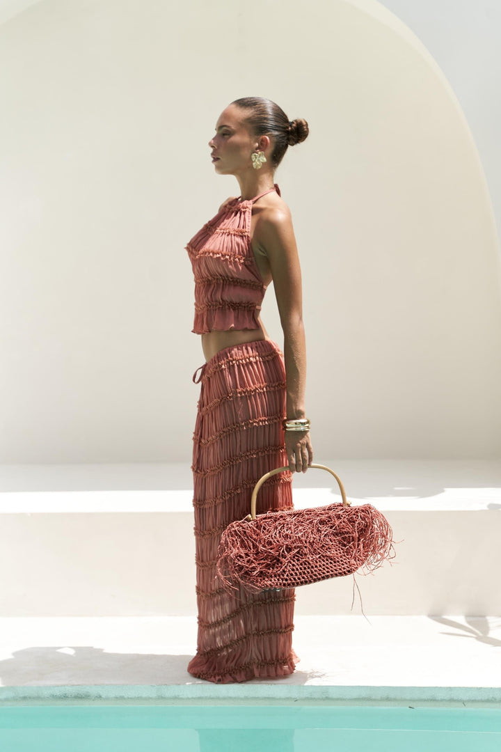 Penelope Skirt - Indian Red