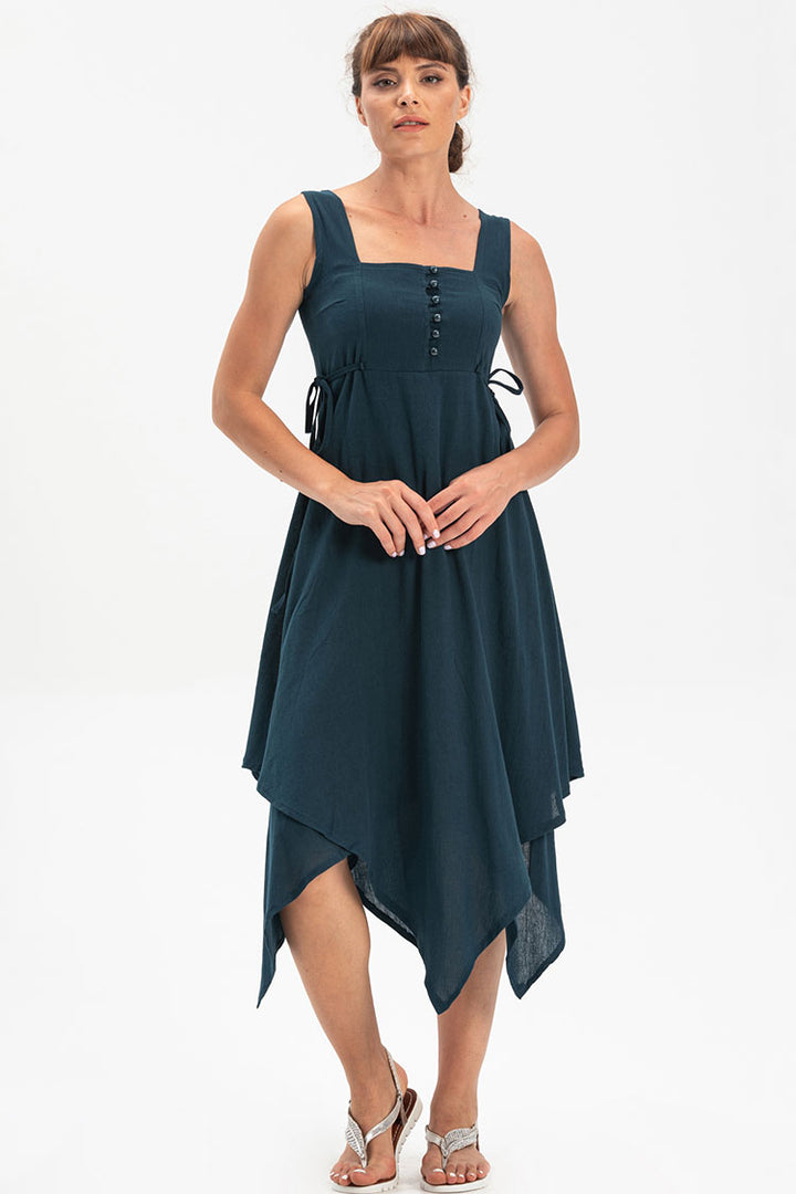 cotton midi dress