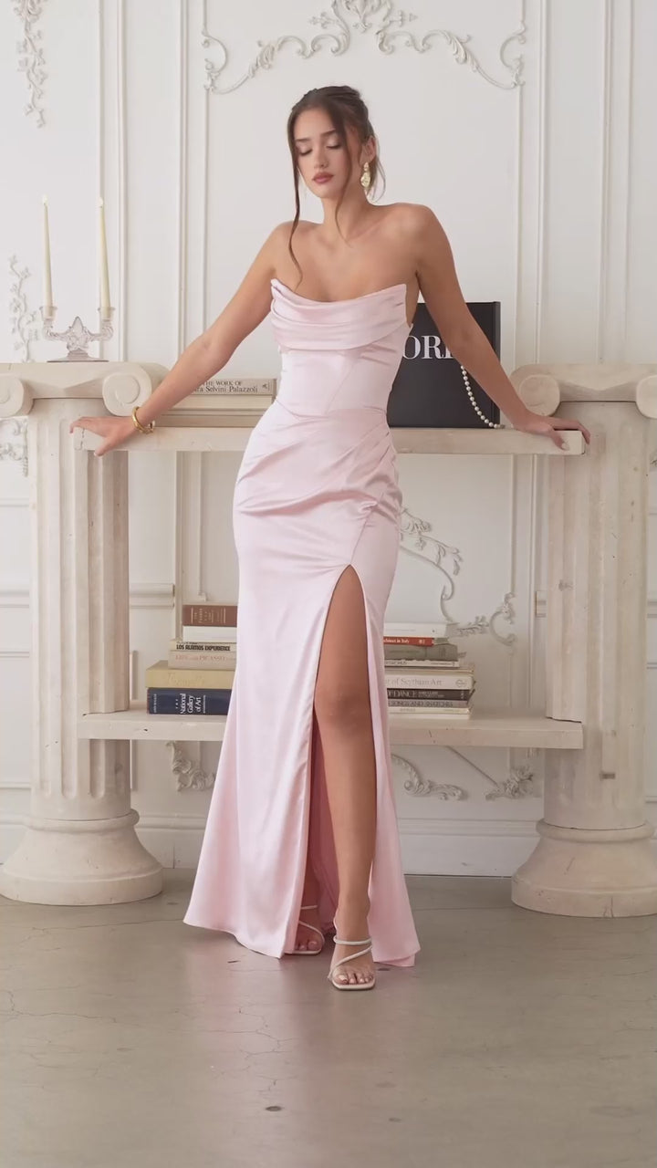 Claudine Blush Gown