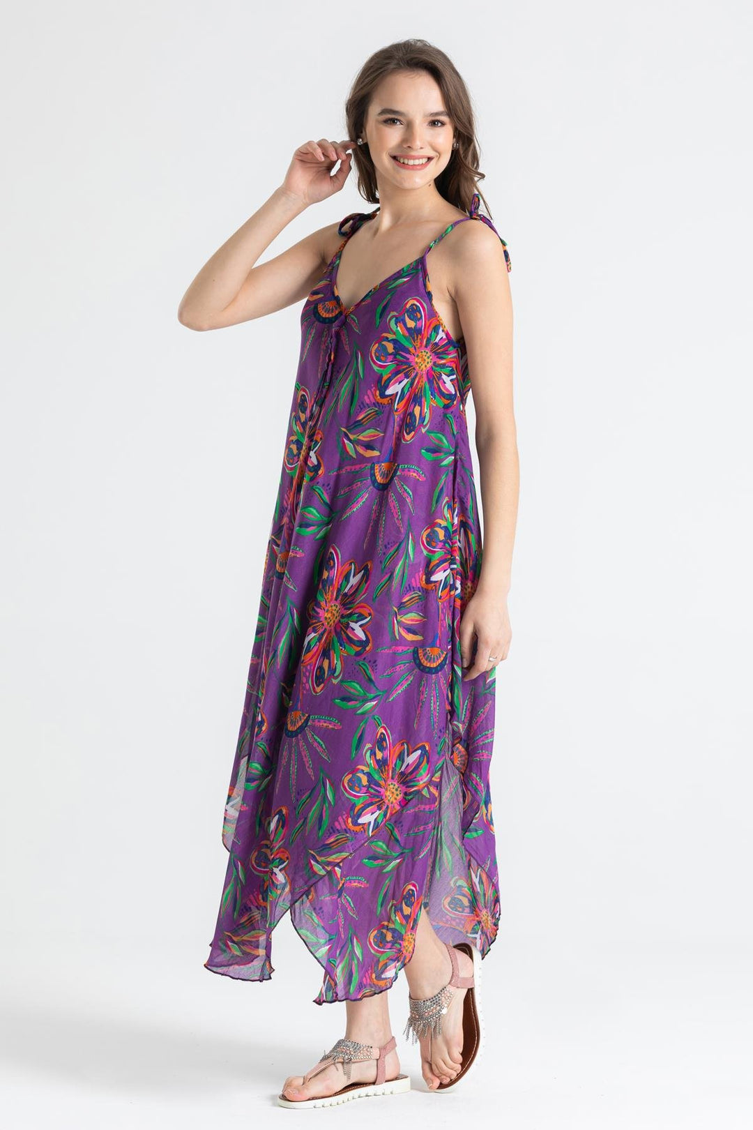 one size multicolor Beach Dress