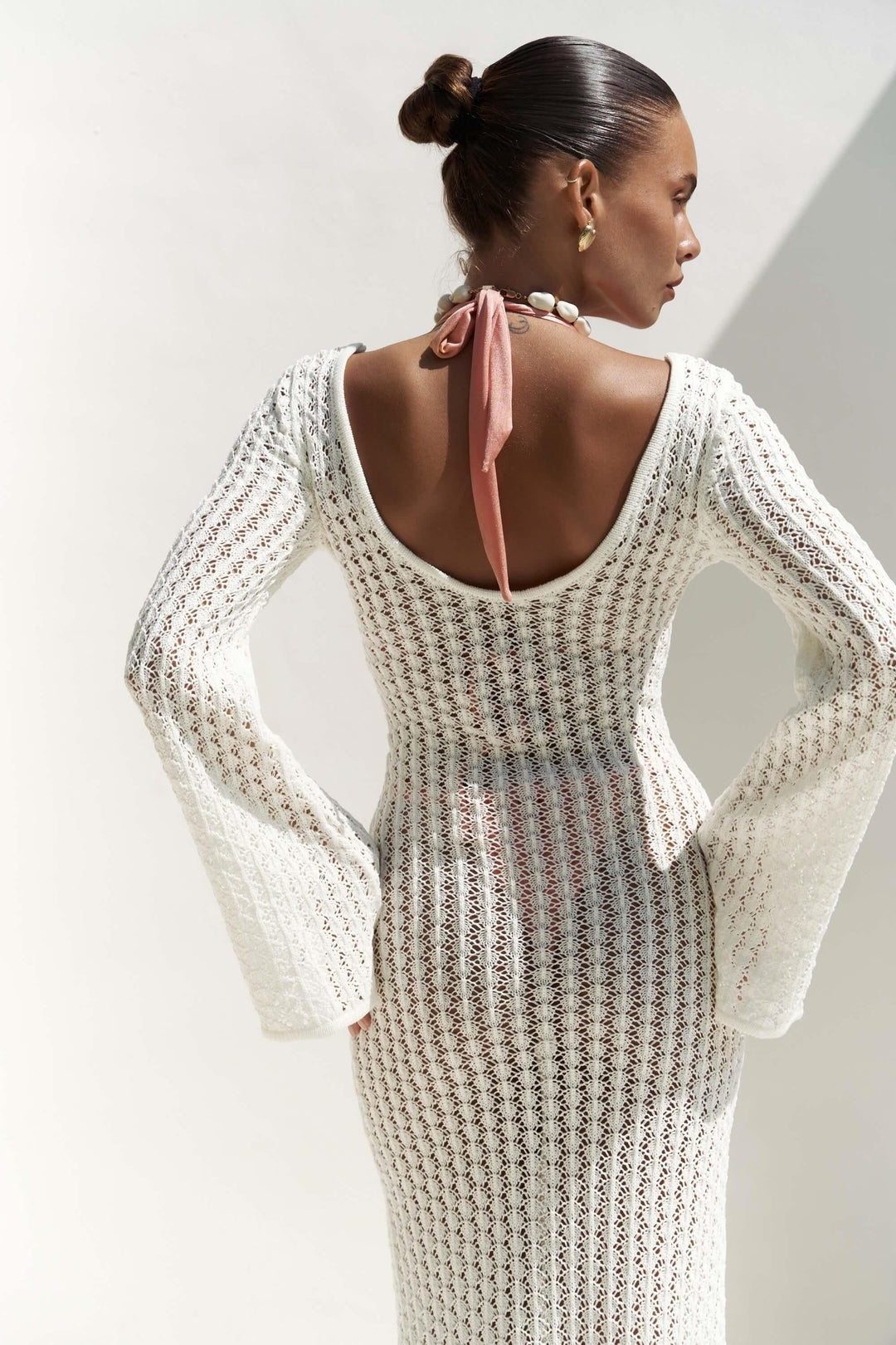 Isola Knit Dress White Sand