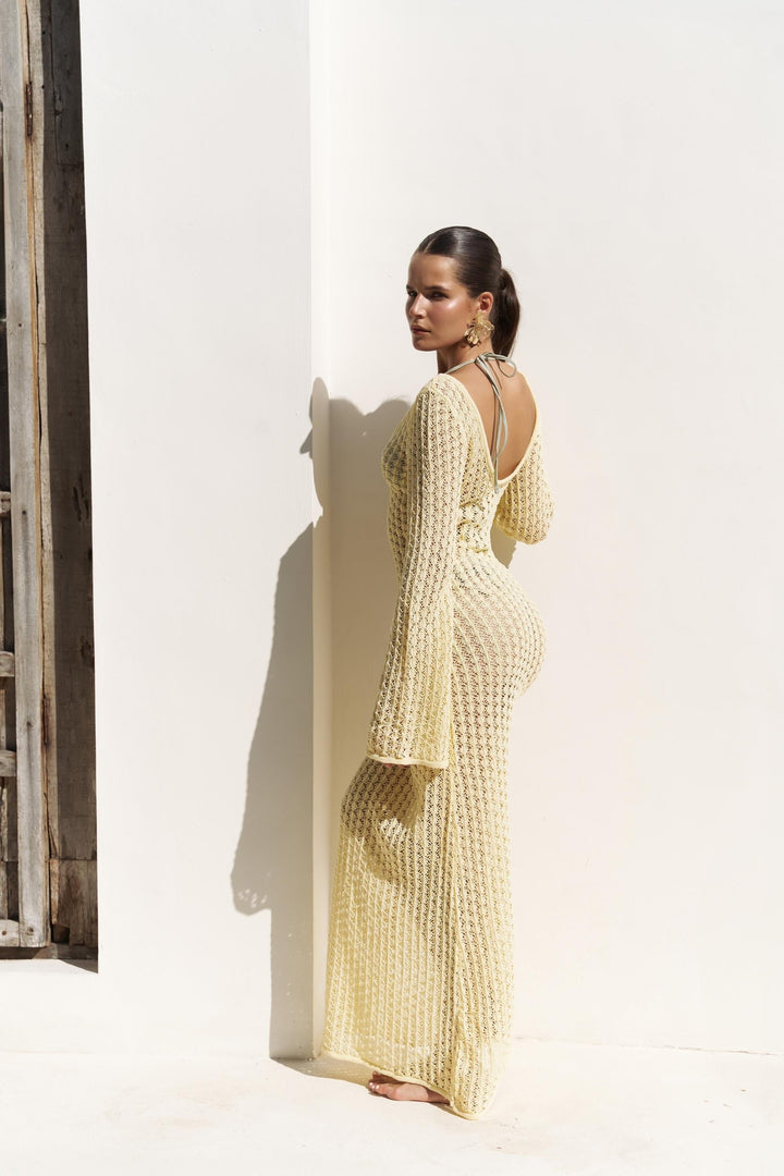 Isola Knit Dress Limoncello