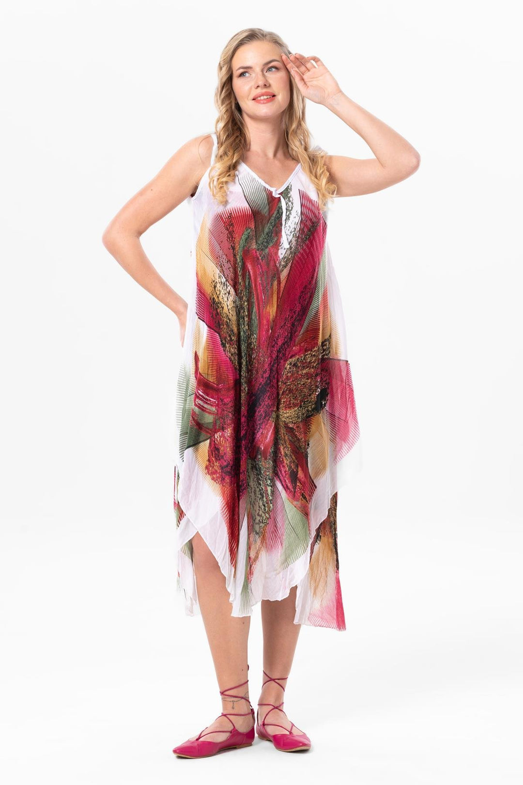 one size multicolor Beach Dress