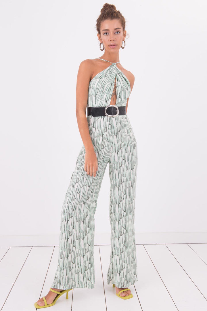 Cross Front Jumpsuit