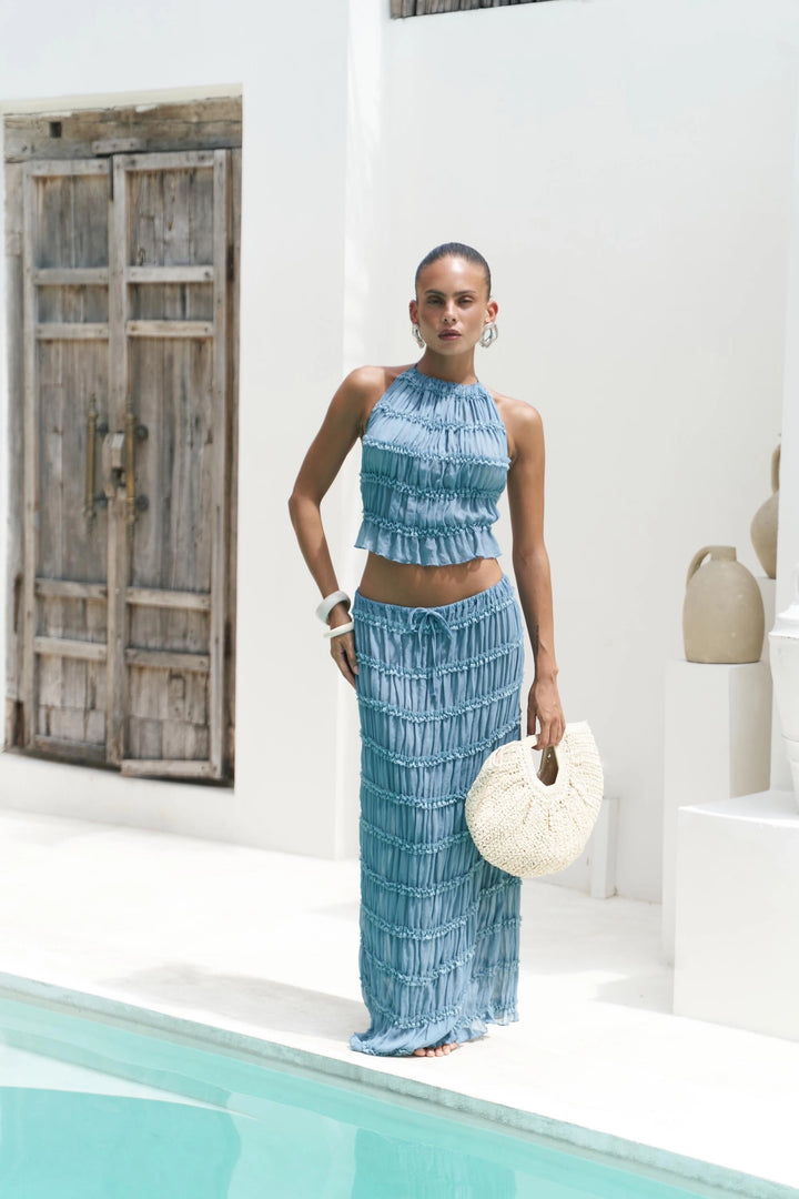Penelope Skirt - Sky Blue