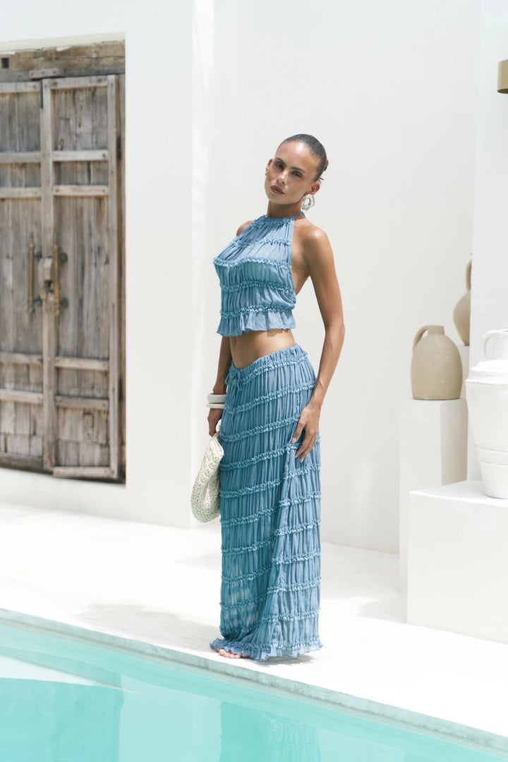 Penelope Skirt - Sky Blue