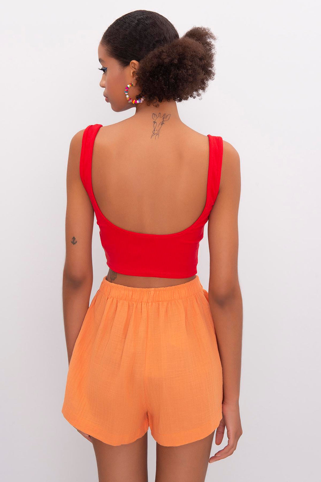 Square Neck Crop Body