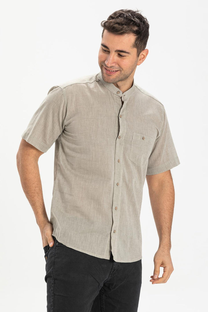 Men - Athens Shirt Stone