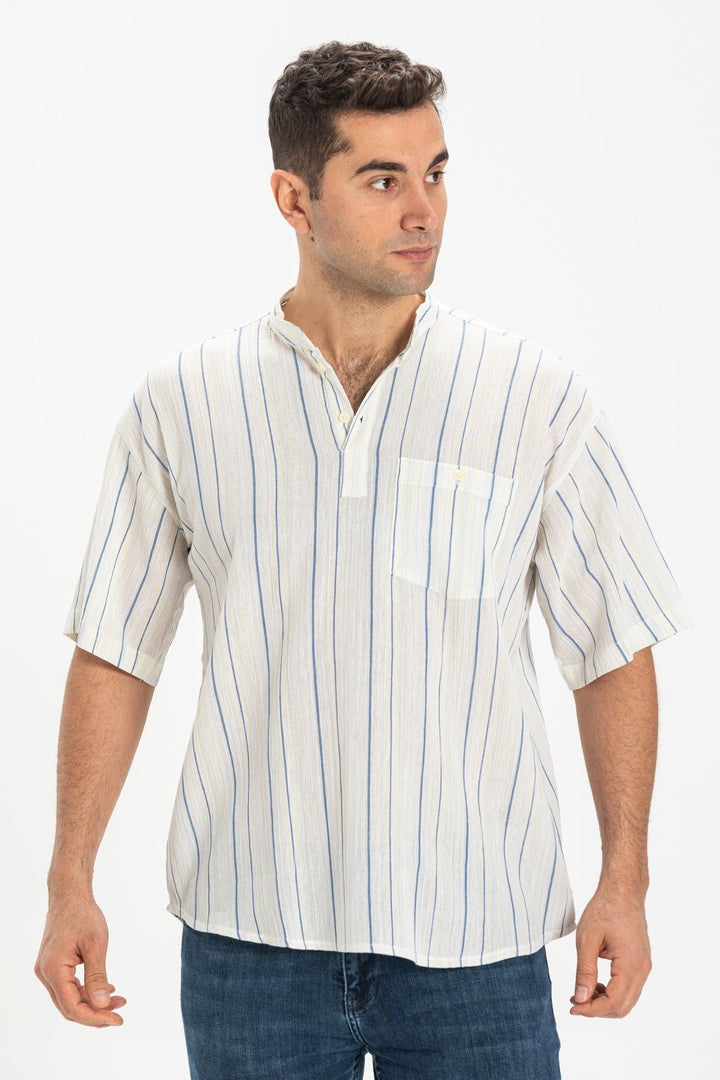 Men - Striped Island Shirt