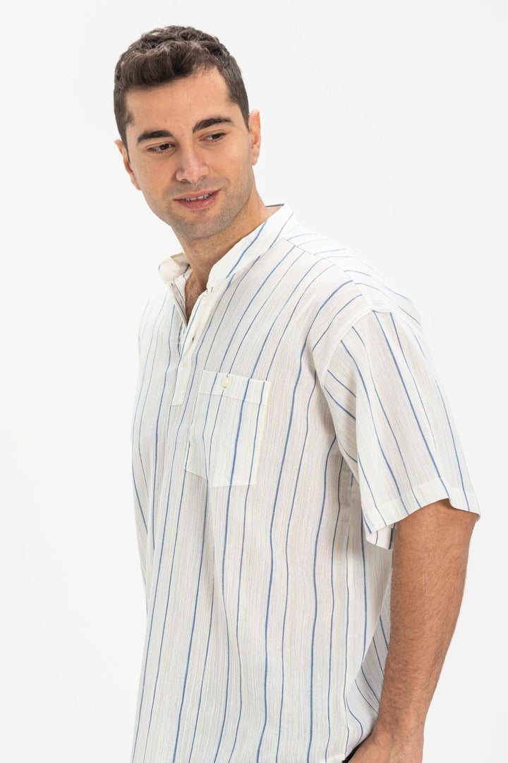 Men - Striped Island Shirt