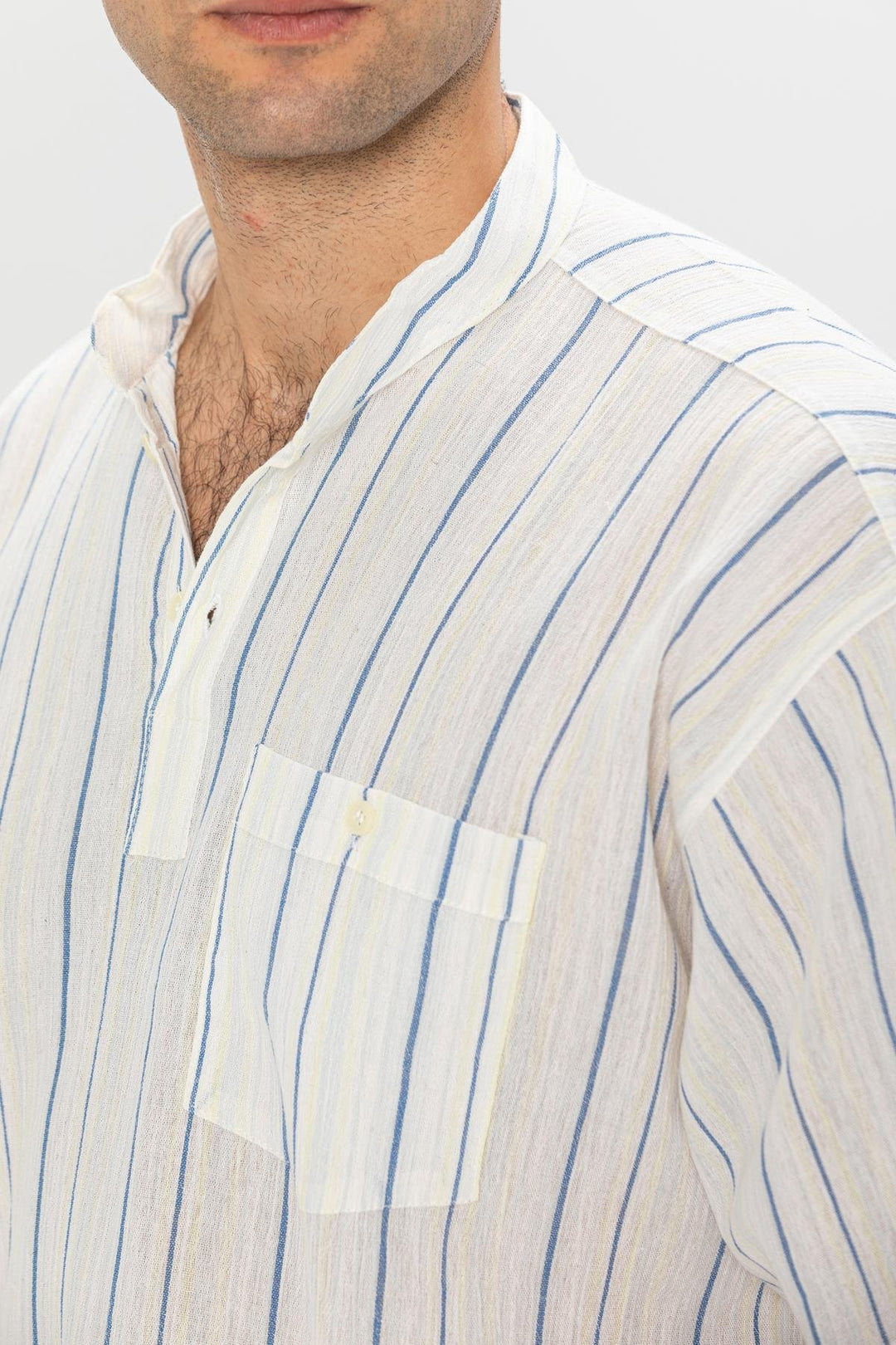 Men - Striped Island Shirt