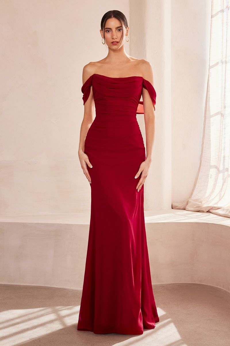 Velour Rouge Gown