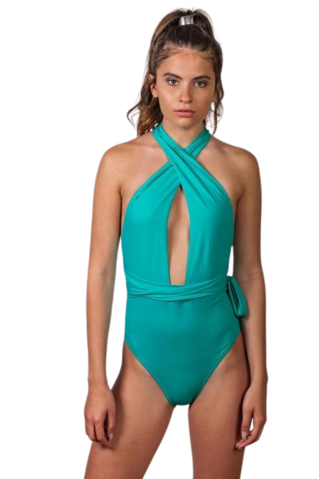 Turquoise Puntacana Multiposition Swimsuit