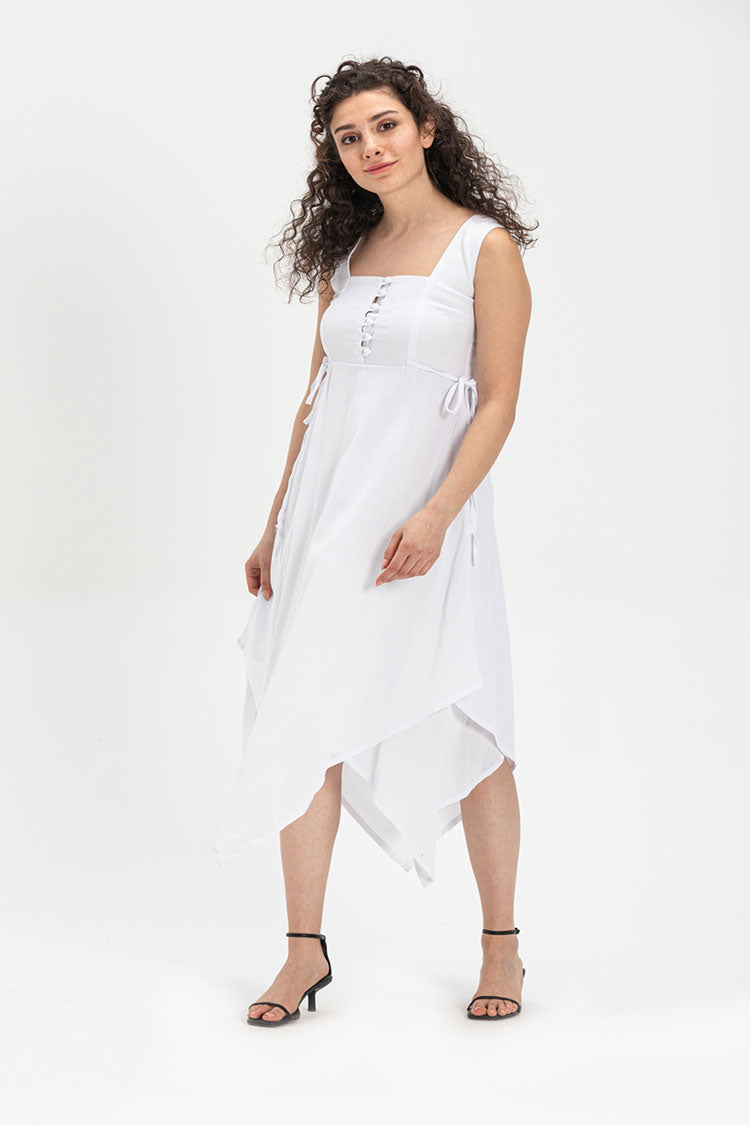 cotton midi dress