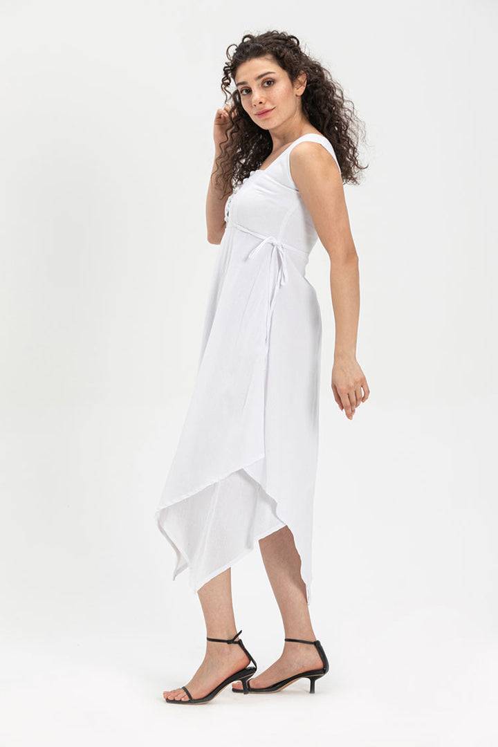 cotton midi dress