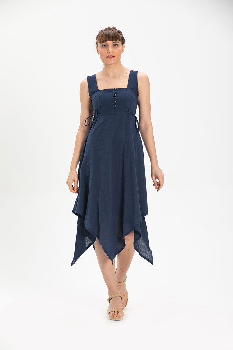 cotton midi dress