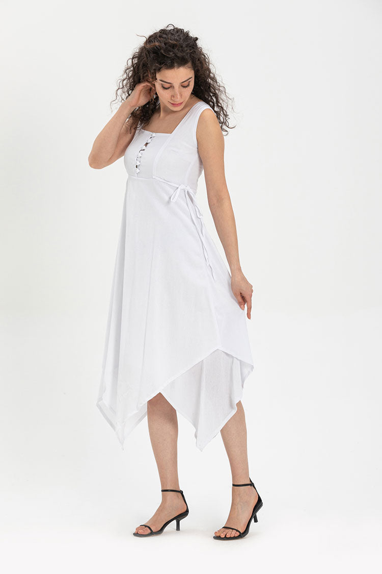 cotton midi dress