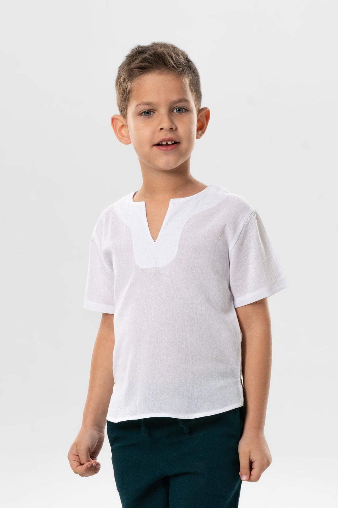 Boys Nico White T-Shirt